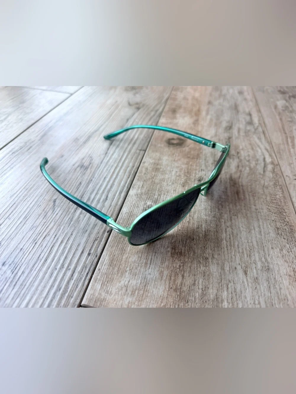 Oakley Feedback OO4079 Women's Aviator Sunglasses Mint Green Teal Honeydew